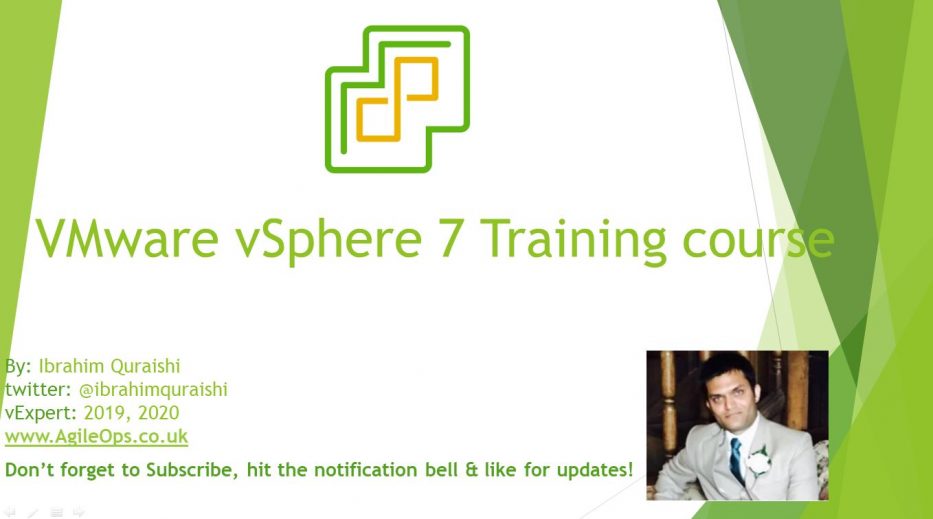 VMware Tutorial for Beginners vSphere 7.0 Detail Agenda – AgileOps