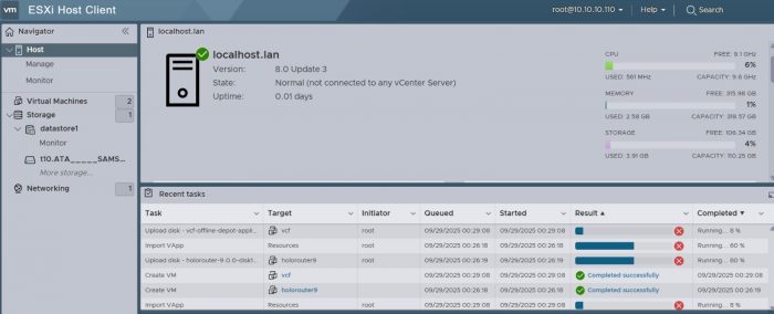 ESX8 With Memroy Tiering