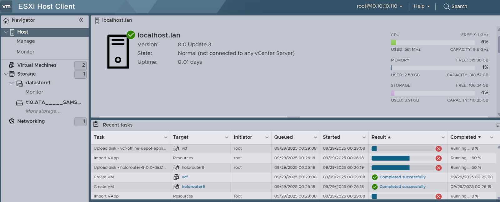 ESX8 With Memroy Tiering