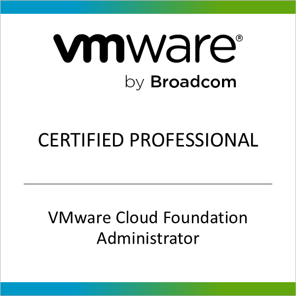 VMware Certified Professional in VMware Cloud Foundation 9